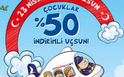 AnadoluJet – 23 Nisan Çocuk Kampanyası