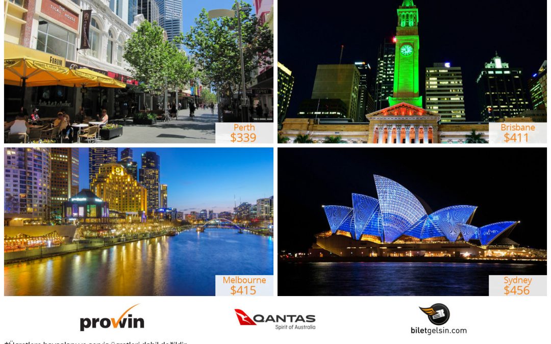 Qantas ile Avustralya’ya $339’dan başlayan fiyatlarla uçun